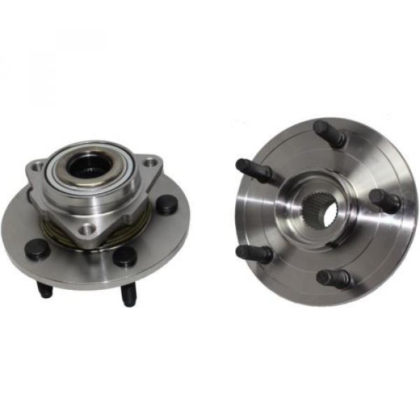 Both (2) Brand New Front Wheel Hub and Bearing Assembly NO ABS Dodge Trucks #4 image