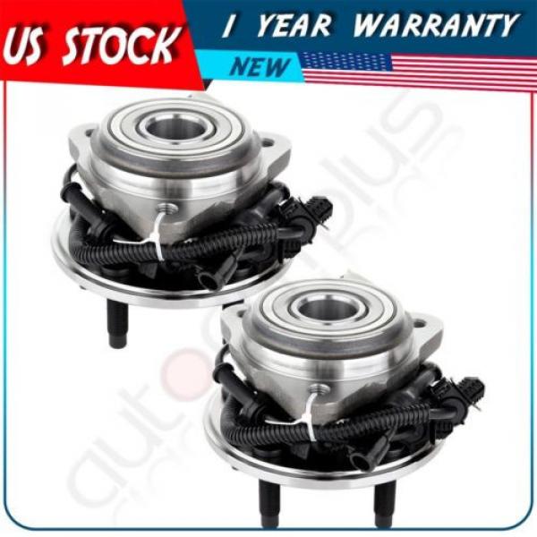 Set Of 2 New Front Wheel Hub Bearing Assembly Units for a Ford Mazda Mercury #1 image