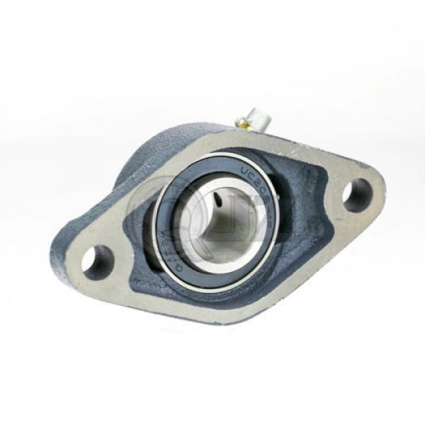 1.25 in 2-Bolts Flange Units Cast Iron UCFT206-20 Mounted Bearing UC206-20+FT206 #3 image