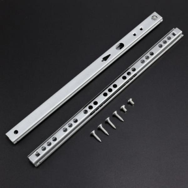 5 Pairs 17MM Ball Bearing Drawer Runners For Grooved Drawer Sides/Drawers Units #1 image