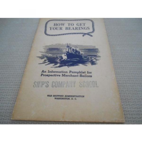 United States maritime service How To Get Your Bearings Booklet #1 image