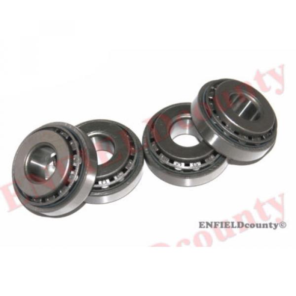NEW SET OF 4 UNITS INNER PINION BEARING TAPERED CONE JEEP WILLYS REAR AXLE @CAD #3 image