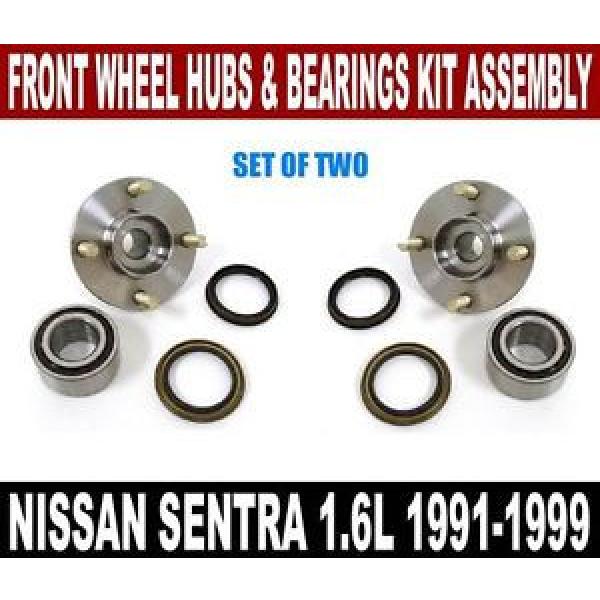 Front Wheel Hubs, Bearings &amp; Seals Kit Assy 11310 514002 SET OF TWO #1 image