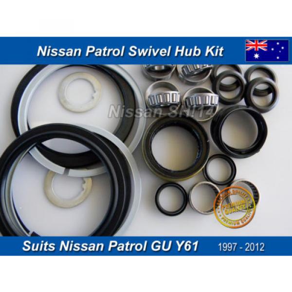 Nissan Patrol GU Y61 MLCSH14 Swivel Hub Overhaul Kit with Swivel Hub Bearings #3 image