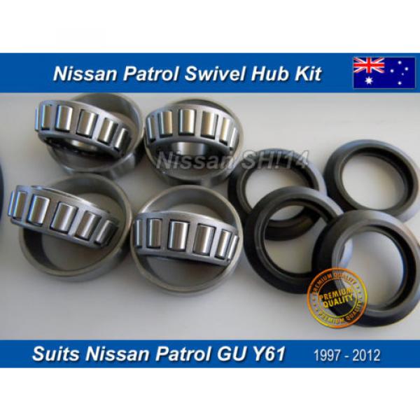 Nissan Patrol GU Y61 MLCSH14 Swivel Hub Overhaul Kit with Swivel Hub Bearings #4 image