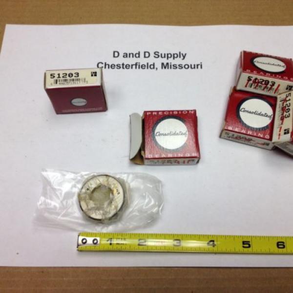 Consolidated Bearings 51203, Thrust Ball Bearing, New in Box #1 image