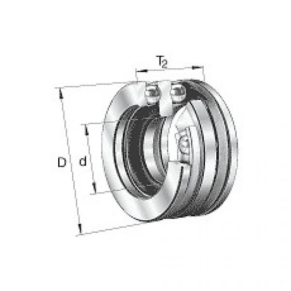 52322MP FAG Thrust Ball Bearing Double Direction #1 image