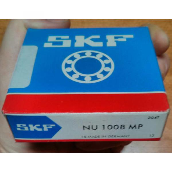 SKF NU1008MP Cylindrical Roller Bearing NU-1008-MP New #1 image