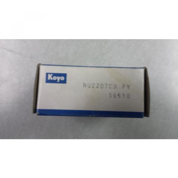NU2207 KOYO Bearing Cylindrical Roller Bearing, Straight Bore, Removable Inner #1 image