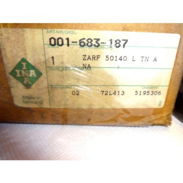 NEW IN BOX INA ZARF-50140-L-TN-A AXIAL CYLINDRICAL ROLLER BEARING ASSEMBLY #1 image