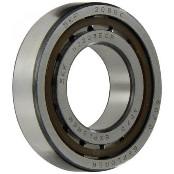SKF NJ 208 ECP Cylindrical Roller Bearing, Removable Inner Ring, Flanged, High #1 image