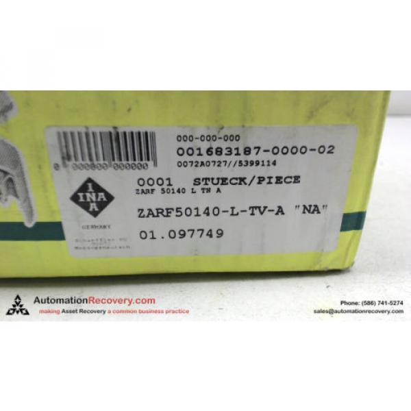 INA ZARF50140-L-TV-A ROLLER/AXLE CYLINDRICAL BEARING, NEW #108739 #4 image