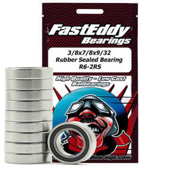 3/8x7/8x9/32 Rubber Sealed Bearing R6-2RS (10 Units) #1 image