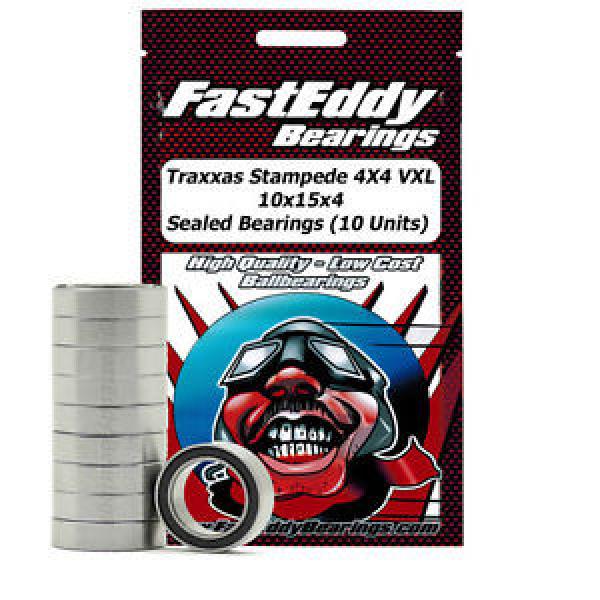 Traxxas Stampede 4X4 VXL 10x15x4 Sealed Bearings (10 Units) #1 image