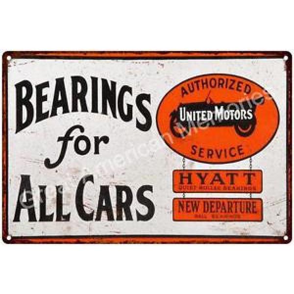 United Motors Bearings Vintage Look Reproduction 12x18 Metal Sign 2181288 #1 image