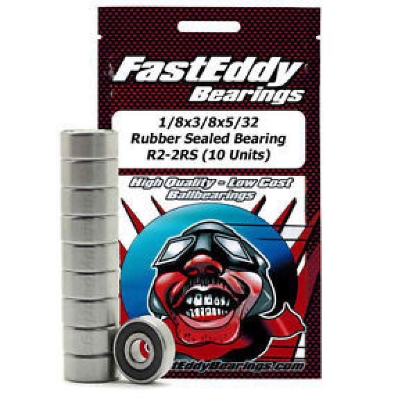 1/8x3/8x5/32 Rubber Sealed Bearing R2-2RS (10 Units) #1 image