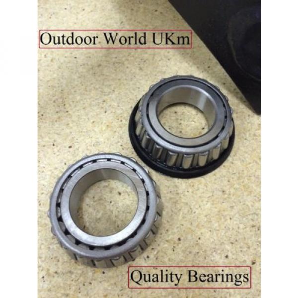 Trailer Suspension Units NEW 350 KG - Extended Stub Axle Hubs Bearings &amp; Caps... #3 image