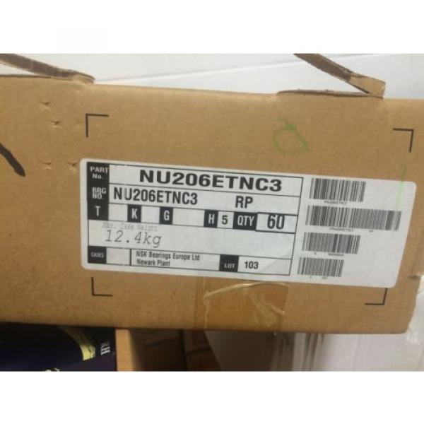 RHP  NU206ETNC3  CYLINDRICAL ROLLER BEARING #1 image