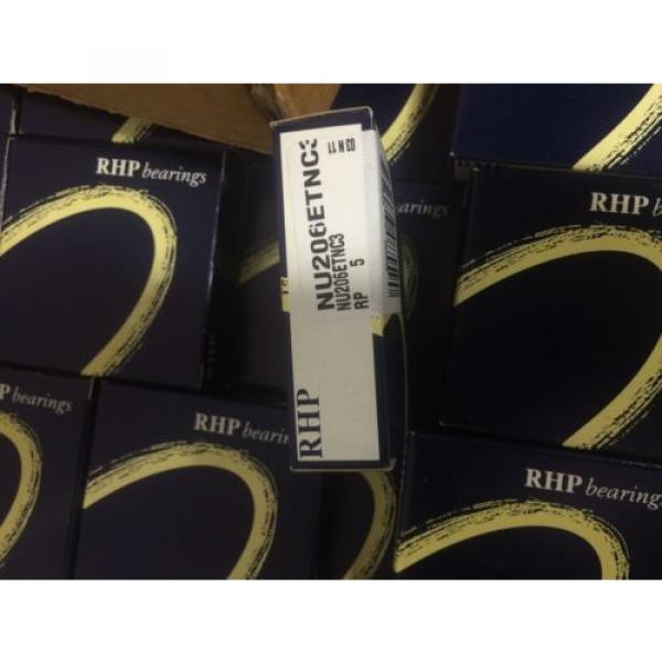 RHP  NU206ETNC3  CYLINDRICAL ROLLER BEARING #3 image