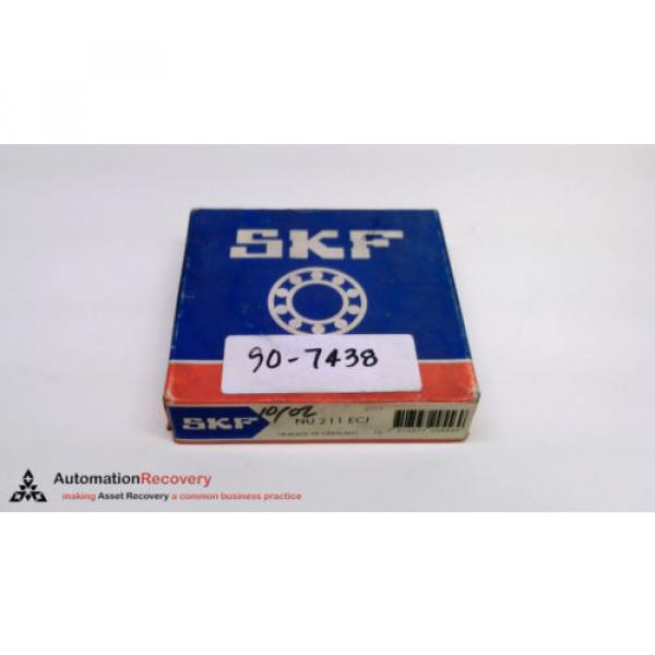 SKF NU 211 ECJ , CYLINDRICAL ROLLER BEARING 44MM X 100MM X 21 MM, OPEN,  #216243 #1 image