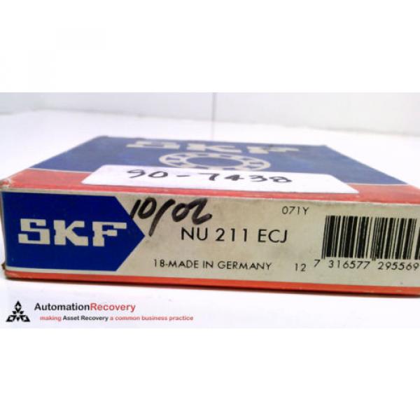 SKF NU 211 ECJ , CYLINDRICAL ROLLER BEARING 44MM X 100MM X 21 MM, OPEN,  #216243 #2 image