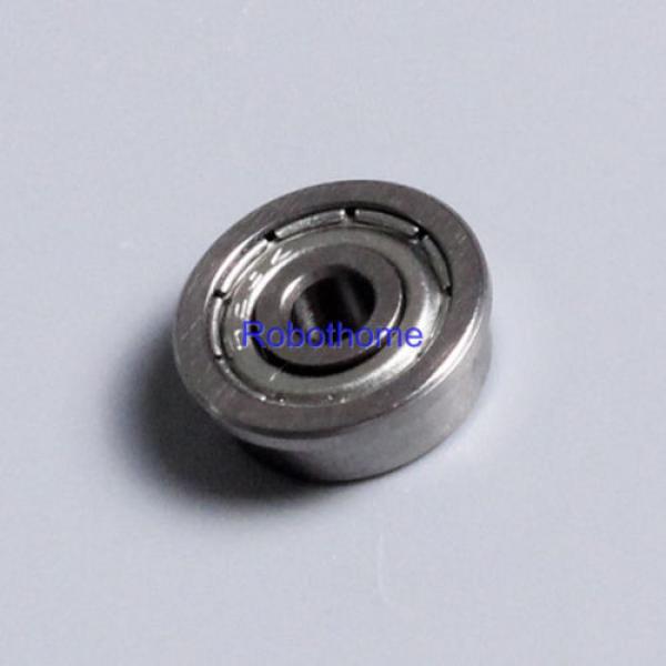 flange bush F623ZZ 3x10x4mm Miniature deep groove ball bearing 3*10*4mm With rib #4 image