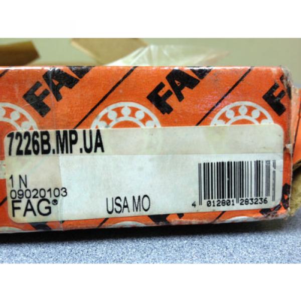 FAG BEARINGS 7226B.MP.UA, Angular Contact Ball Bearing, Bore 130 mm #1 image