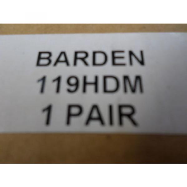 Barden 119HDM Precision Angular Contact Ball Bearings #5 image