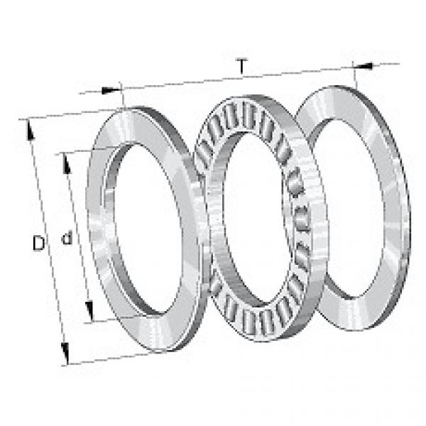 81207-TV INA Axial cylindrical roller bearings 812, single direction, comprising #1 image