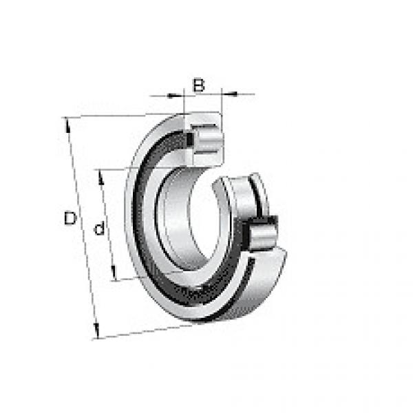 NUP2217-E-TVP2 FAG Cylindrical roller bearings NUP22..-E, main dimensions to DIN #1 image
