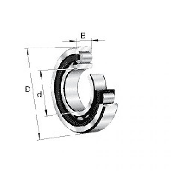 NU220-E-TVP2 FAG Cylindrical roller bearings NU2..-E, main dimensions to DIN 541 #1 image