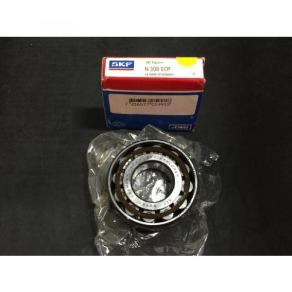 NEW SKF CYLINDRICAL ROLLER BEARING 40MM BORE PN# N308ECP #1 image