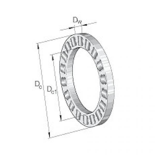 K87410TN INA Cylindrical Roller Bearing with Cage (assembly) #1 image