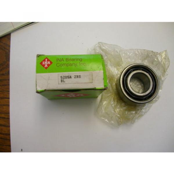 INA 5205A 2RS DOUBLE ROW ANGULAR CONTACT BALL BEARING 25 MM X 52 MM X 20.6 MM #1 image