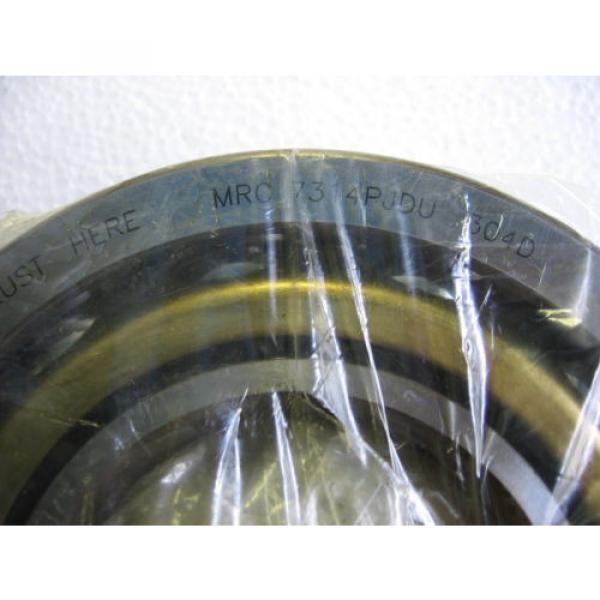 MRC 7314PJDU Angular Contact Ball Bearing Brass / ABEC-1 - 7314-PJDU #3 image