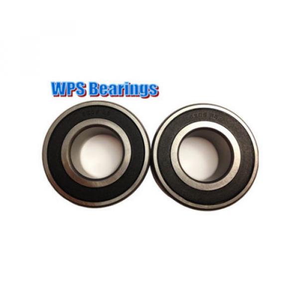 (Qty 2) 5205-2RS Double Row Angular Contact Ball Bearings 25mm x 52mm x 20.6mm #1 image