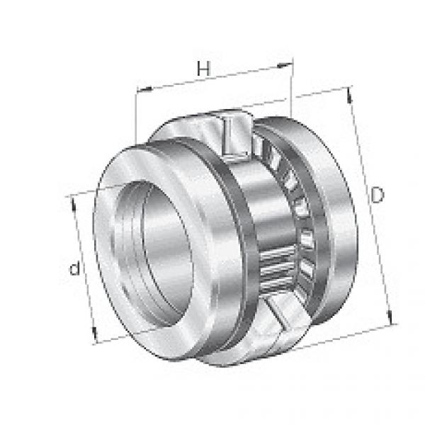 ZARN65125-TV-A INA Needle roller/axial cylindrical roller bearings ZARN, double #1 image