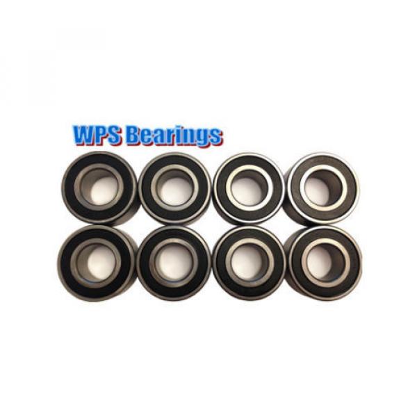 (Qty 8) 5205-2RS Double Row Angular Contact Ball Bearings 25mm x 52mm x 20.6mm #1 image