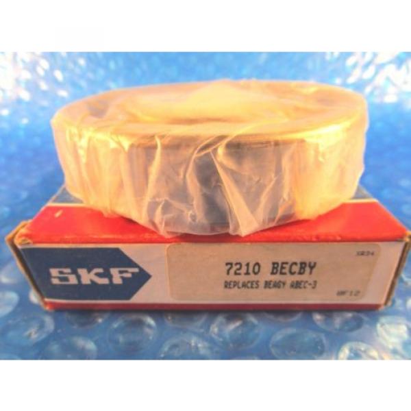 SKF 7210BECBY, Light 7200 Series Angular Contact Ball Bearing, (Replaces BEAGY) #1 image