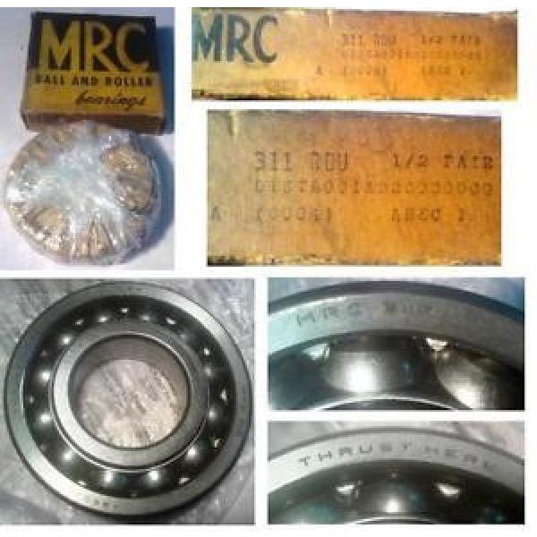 NEW MRC 311RDU angular contact ball bearing 311 RDU  ABEC 1/2 pair #1 image