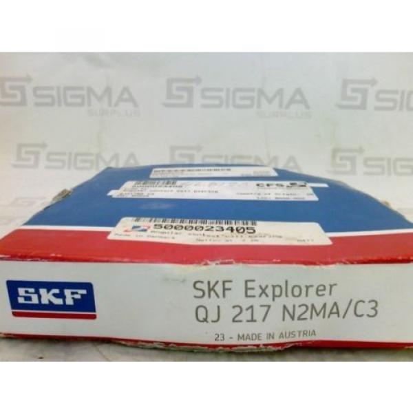 SKF Explorer Angular Contact Ball Bearing SKF QJ 217 N2MA/C3 #2 image