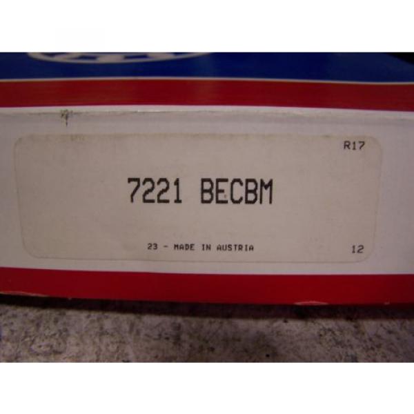 NEW SKF 7221 BECBM ANGULAR CONTACT BALL BEARING SINGLE ROW #3 image