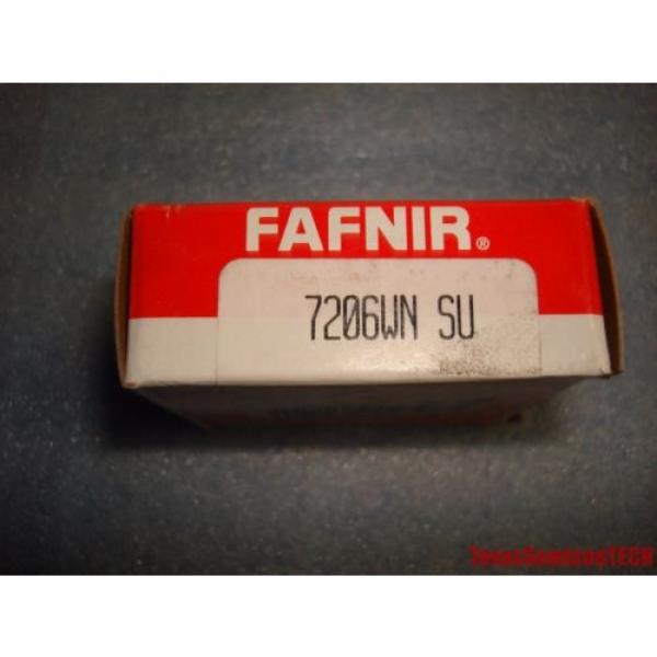 Fafnir 7206WN-SU Ball Bearing - 7206WN -  Angular Contact 30mm x 62mm x 16m New #4 image