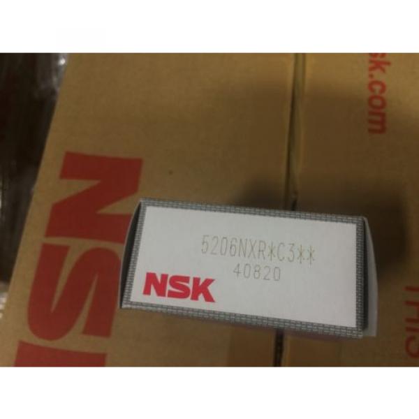 NSK 5206NXR.C3  Double row angular contact ball bearings #1 image