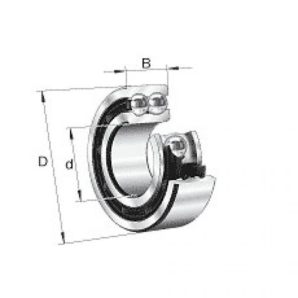 3305-BD-TVH FAG Angular contact ball bearings 33..-BD, main dimensions to DIN 62 #1 image