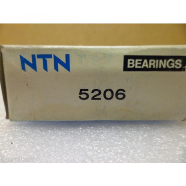 NTN 5206 ANGULAR CONTACT BALL BEARING   NOS #3 image