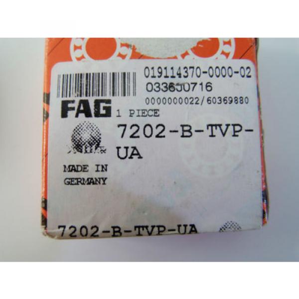 Fag x-life 7202-B-TVP-UA Angular Contact Ball Bearing #4 image