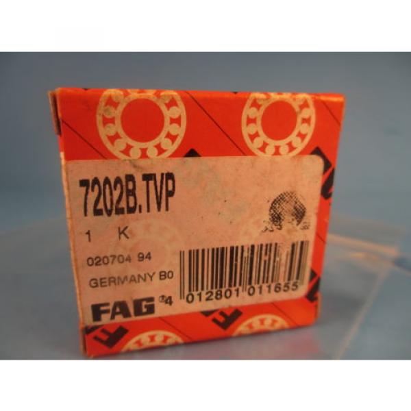 Fag 7202B TVP, 7202,  Angular contact ball bearing (7202 B TVP) #2 image