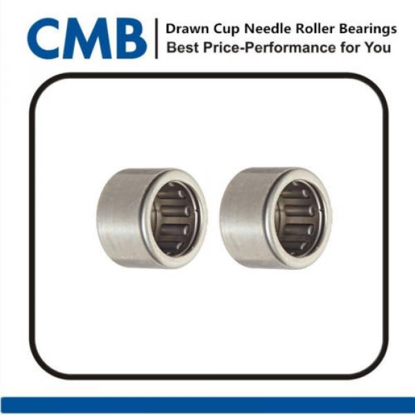 4PCS BK1210 Closed End Drawn Cup Needle Roller Bearing 12x16x10mm #1 image