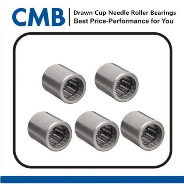 5PCS HFL1022 One Way Clutch Needle Roller Bearing Metal Bearings 10x14x22mm #1 image